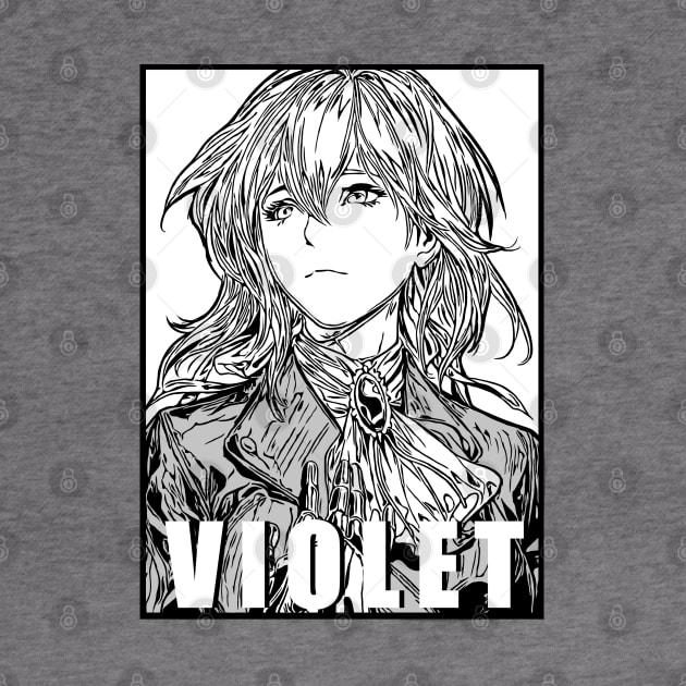 Violet evergaden manga panel by yuhunaya